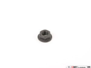 Black Zinc M6 Flanged Nut - Priced Each