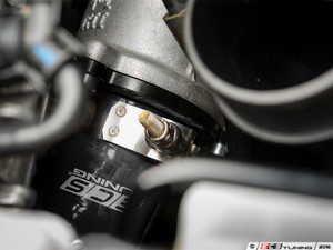 Turbo Muffler Delete Pipe - With BLACK Silicone Turbo Outlet Hose