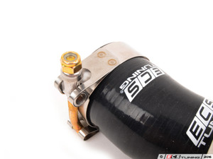 Turbo Muffler Delete Pipe - With BLACK Silicone Turbo Outlet Hose