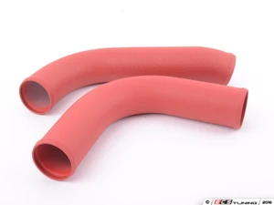 High Flow Turbo Outlet Pipe Kit - Wrinkle Red