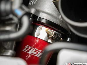 Turbo Muffler Delete Pipe - With RED Silicone Turbo Outlet Hose