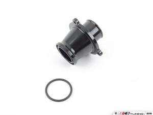 Turbo Muffler Delete Pipe - With RED Silicone Turbo Outlet Hose