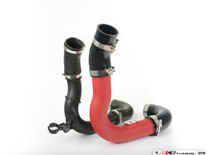 High Flow Throttle Pipe Kit - Wrinkle Red