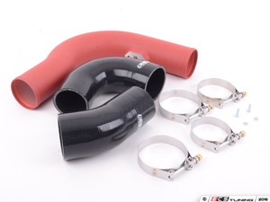 High Flow Throttle Pipe Kit - Wrinkle Red