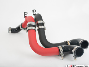 High Flow Turbo Outlet Pipe Kit - Wrinkle Black