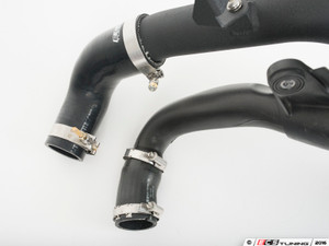 High Flow Turbo Outlet Pipe Kit - Wrinkle Black