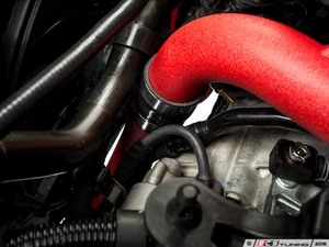 High Flow Intercooler Charge Pipe Kit - Wrinkle Red