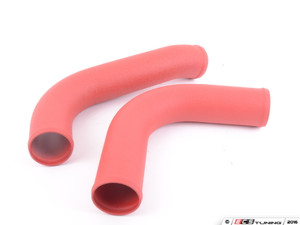 High Flow Intercooler Charge Pipe Kit - Wrinkle Red