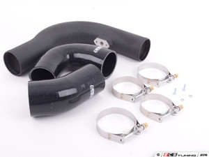 High Flow Intercooler Charge Pipe Kit - Wrinkle Black