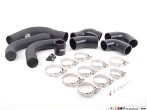 High Flow Intercooler Charge Pipe Kit - Wrinkle Black