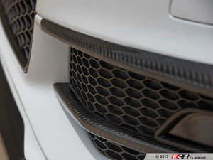 Carbon Fiber Fog Light Grille Overlay Set