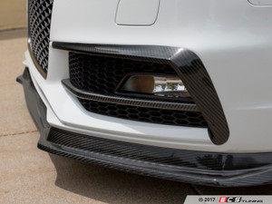 Carbon Fiber Fog Light Grille Overlay Set