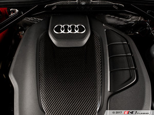Carbon Fiber Engine Cover Overlay