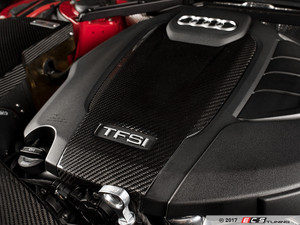 Carbon Fiber Engine Cover Overlay