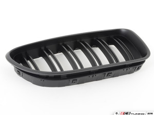 Dual Slats Blackout Grille Set - Matte Black | ES3023057