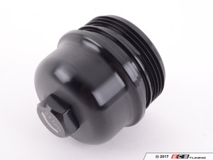 Billet Aluminum Oil Filter Housing Cap - Black Anodized