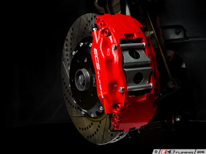 Front Big Brake Kit - Stage 3 - 2-Piece Cross-Drilled & Slotted Rotors (352x32)