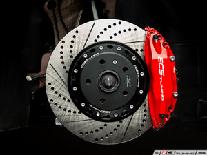 Front Big Brake Kit - Stage 3 - 2-Piece Cross-Drilled & Slotted Rotors (352x32)