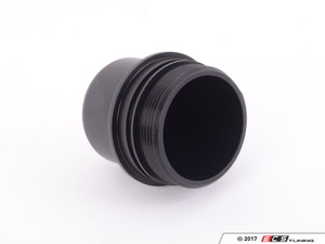 Billet Aluminum Oil Filter Housing Cap - Black Anodized | ES3202749