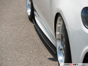 Side Skirt Extension Set - Gloss Black Fiberglass