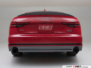 B9 A4/A5 4" Direct-Fit Exhaust Tips - Black Chrome - Pair