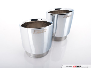B9 A4/A5 4" Direct-Fit Exhaust Tips - Chrome - Pair