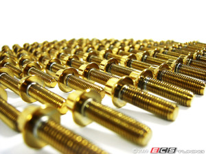 BBS RM Wheel Bolts- Gold (24mm)