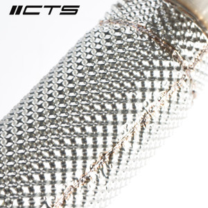 CTS Turbo race downpipe set for Mercedes Benz C43 C400 C450 E43 E400 E450 with M276 engine