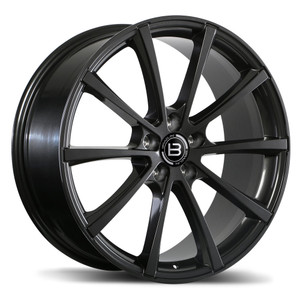 BR09 20x8.5 5x120mm +25 66.9mm | Gloss Gunmetal Finish