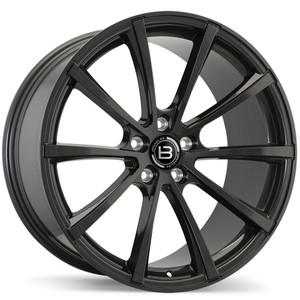 BR09 22x10.0 5x114.3mm +45 60.1mm | Gloss Gunmetal Finish