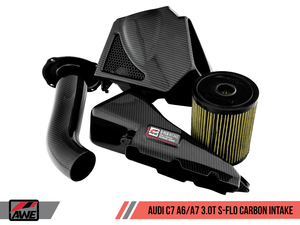 AWE S-FLO Carbon Intake for Audi C7 A6 / A7 3.0T