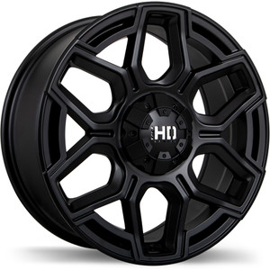 Thunder 17x8.0 5x120.65mm +40 72.6mm | Matte Black Finish