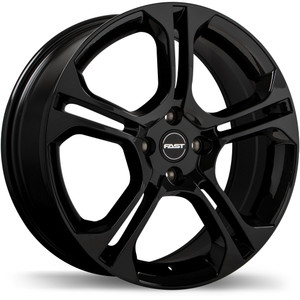 KiX 17x7.0 4x100mm +42 60.1mm | Gloss Black Finish