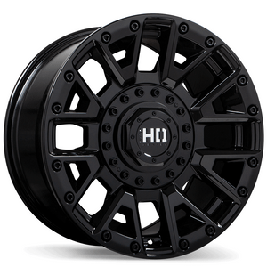 Knuckles 18x9.0 5x127 / 139.7mm +0 78.0mm | Gloss Black Finish