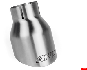 Brushed Double-Wall 4" Slash-Cut Tips (for use on APR cat-back system)