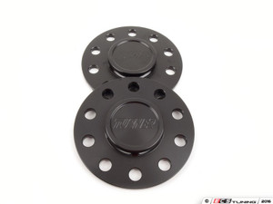 7.5mm Wheel Spacers with Integrated Hub Extenders - Black (Pair)