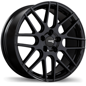 FC12 18x8.0 5x120mm +45 72.6mm | Metallic Black Finish