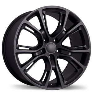 R148B 20x10.0 5x127mm +50 71.5mm | Matte Black Finish
