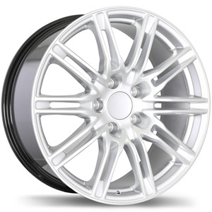 R158 18x8.0 5x130mm +50 71.6mm | Hyper Silver Finish