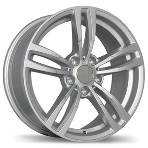 R163A 19x8.5 5x120mm +35 74.1mm | Gloss Siliver Finish