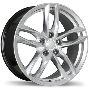 R167 17x7.5 5x112mm +42 66.5mm | Hyper Silver Finish