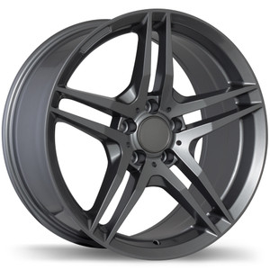 R170 18x8.5 5x112mm +32 66.5mm | Gloss Gunmetal Finish