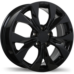 R192 16x6.5 5x114.3mm +40 64.1mm | Gloss Black Finish