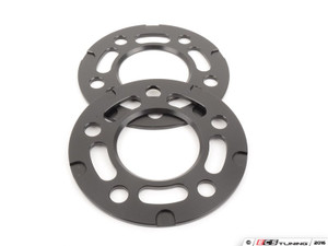 5mm Big Pad Wheel Spacers - Black (Pair)