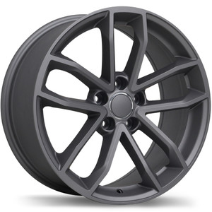 R199 19x8.5 5x112mm +35 66.5mm | Matte Gunmetal Finish