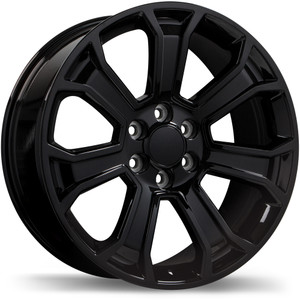 R204 20x9.0 6x139.7mm +24 78.1mm | Gloss Black Finish