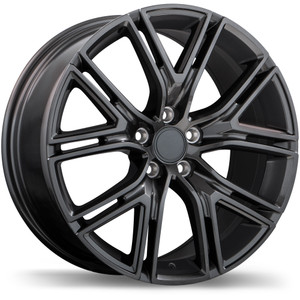 R222 17x7.5 5x108mm +48 65.1mm | Gloss Gunmetal Finish