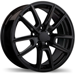 R228 18x8.0 5x127mm +45 71.5mm | Gloss Black Finish