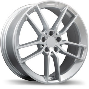 R234 19x8.0 5x112mm +33 66.5mm | Gloss Siliver Finish