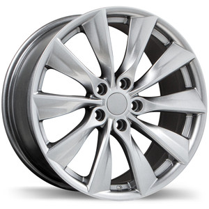 R241 18x8.5 5x114.3mm +40 66.1mm | Gloss Siliver Finish